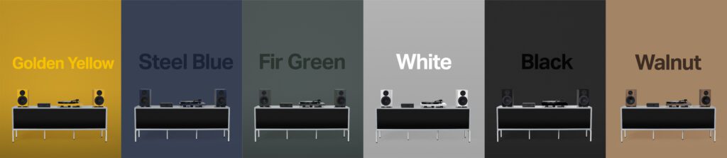 I colori a disposizione di Pro-Ject Colourful Audio System